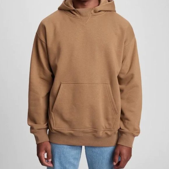 GAP Teen Oversized Hoodie - Maple Sugar - Unisex - Picture 3 of 4